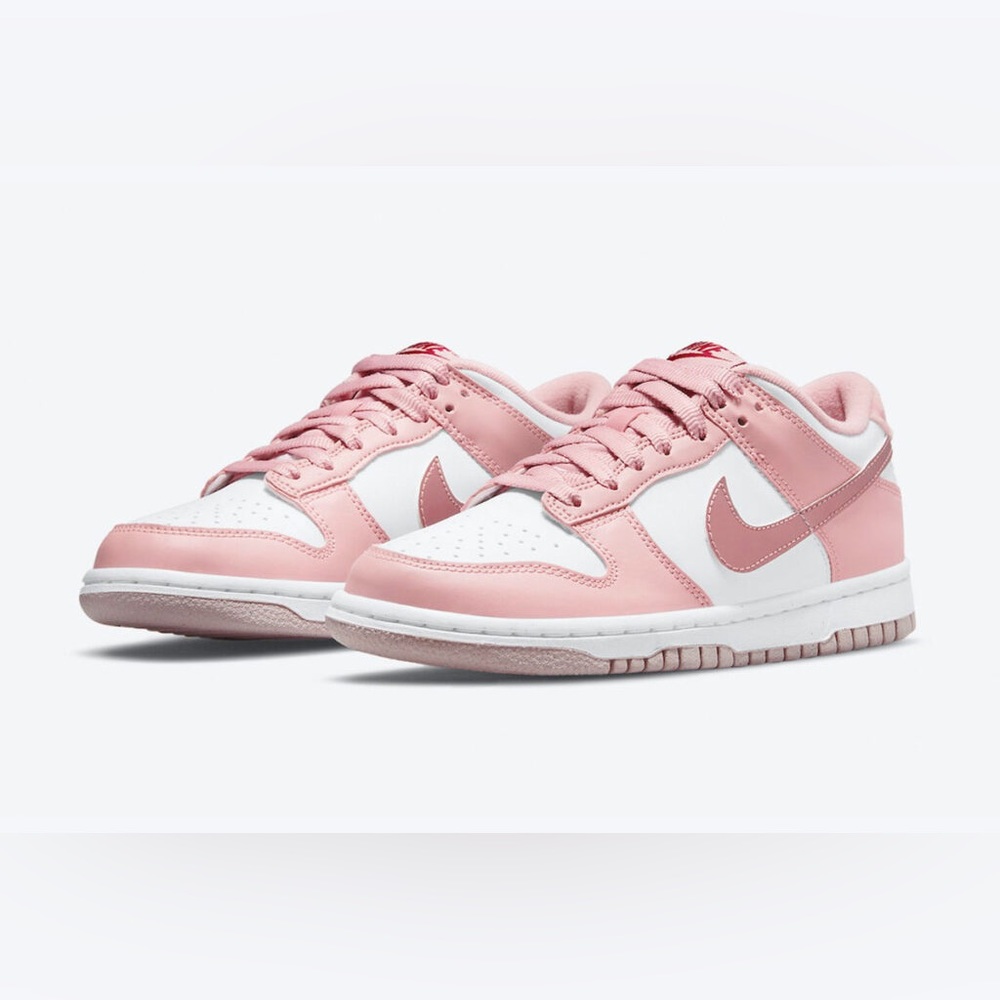 NEW Nike Dunk Low Pink Velvet Size 7Y /8.5 Women Pink Glaze